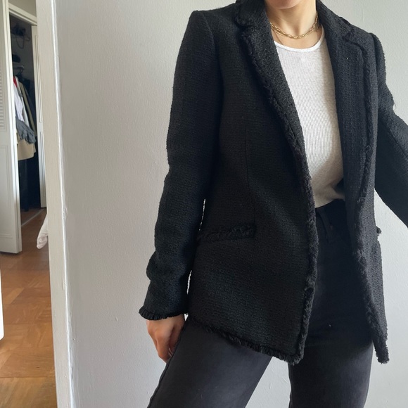 Absolutely new, without tags H&M Tweed Jacket/Blazer 🖤 - Picture 4 of 5